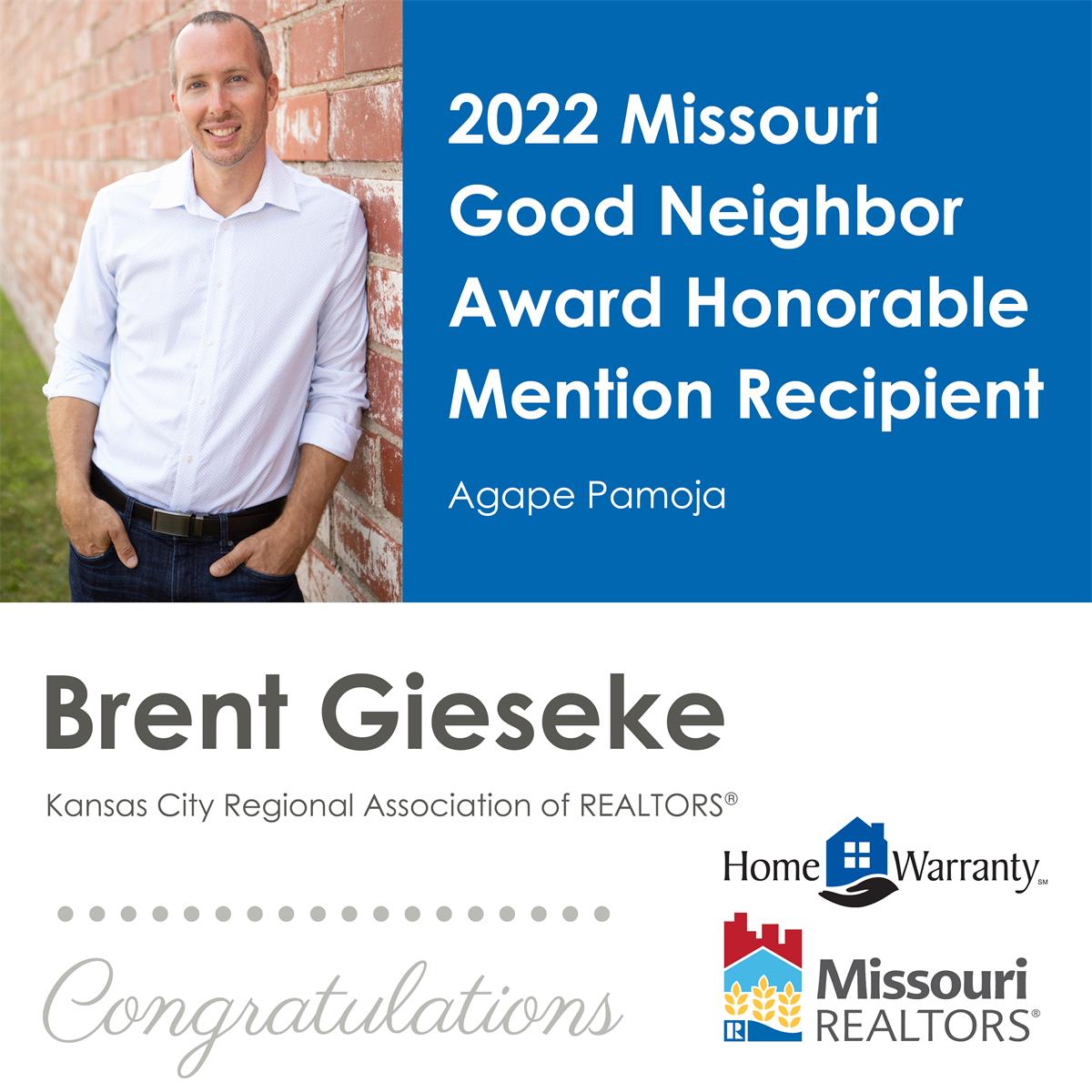 Bob Robinson Named Missouri REALTORS 2022 Good Neighbor Award Winner Bob Robinson Named Missouri REALTORS 2022 Good Neighbor Award Winner